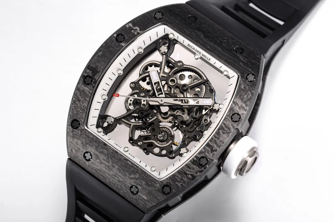 BBR Factory Richard Mille RM055 NTPT Carbon Black Super Clone Luxury Watch HighPerformance 3854