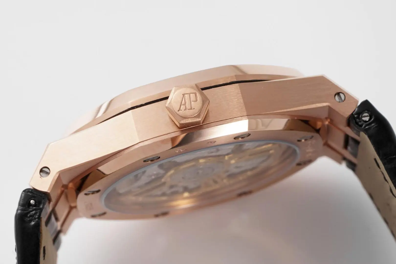 BF Factory Audemars Piguet Royal Oak 15500 Rose Gold Black Super Clone Watch UrbanStyle 4775