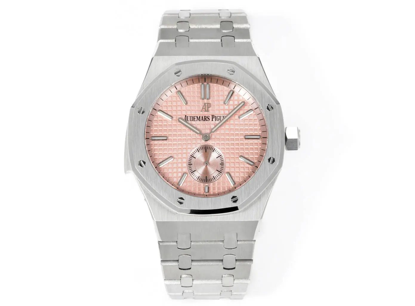 BF Factory Audemars Piguet Royal Oak 26591IP Pink Dial Steel Super Clone Watch MultiPurpose 4799