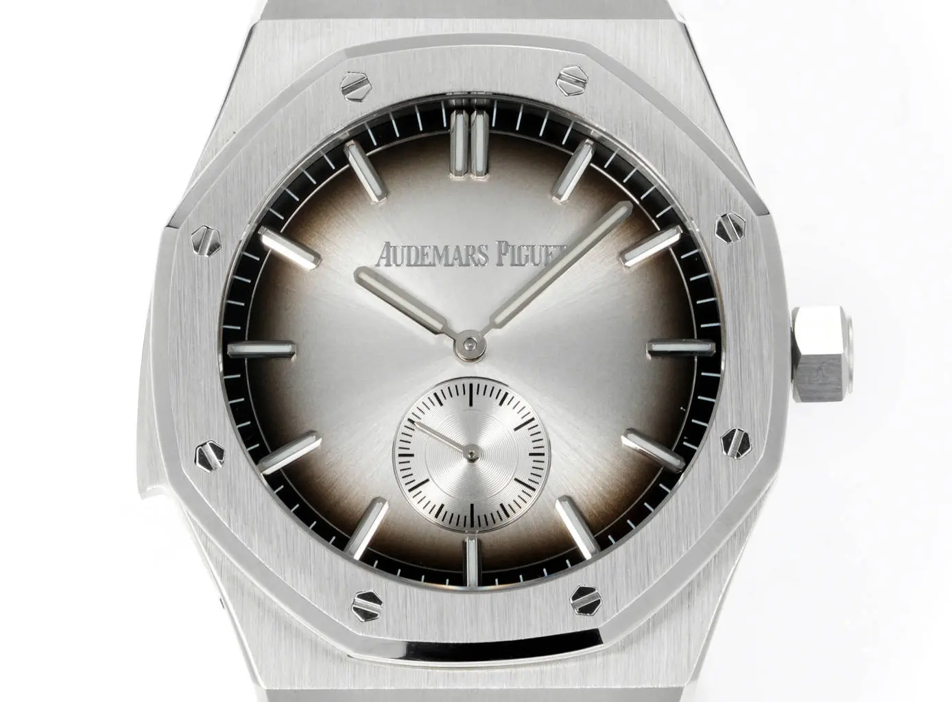 BF Factory Audemars Piguet Royal Oak 26591IP Silver Super Clone Watch FlexibleFit 4798