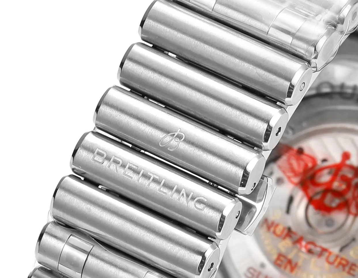 Casual BLS Factory Breitling Chronomat Automatic Chronograph Watch in Rose Gold Dial 2664
