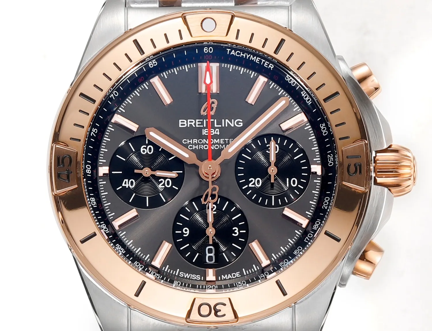 WellDesigned BLS Factory Breitling Chronomat B01 Chronograph 42mm Anthracite Dial Two Watch 2667