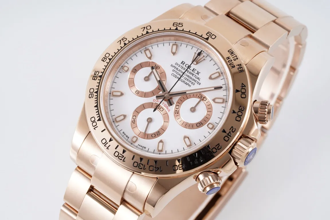 BT Factory Rolex Daytona 4130 Rose Gold Chronograph VSF Luxury Watch GoodFit 4826