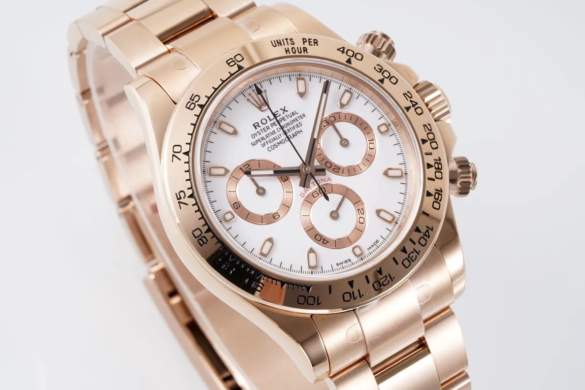 BT Factory Rolex Daytona 4130 Rose Gold Chronograph VSF Luxury Watch GoodFit 4826
