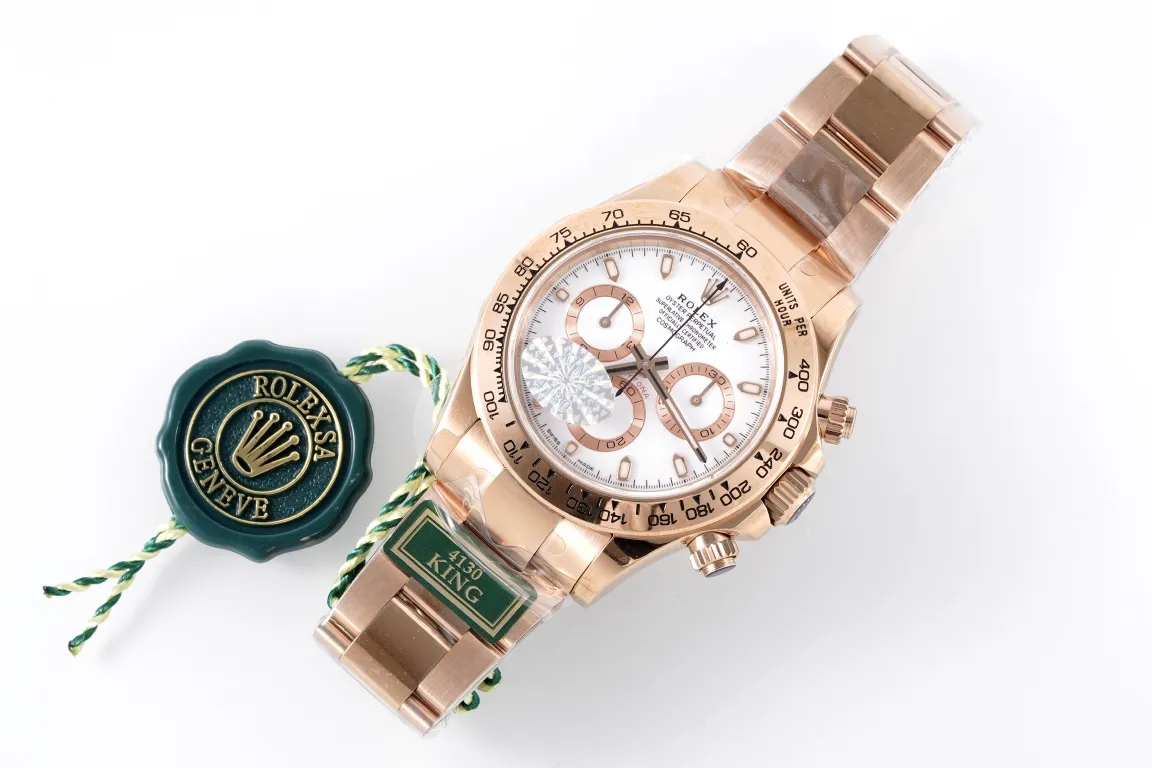 BT Factory Rolex Daytona 4130 Rose Gold Chronograph VSF Luxury Watch GoodFit 4826