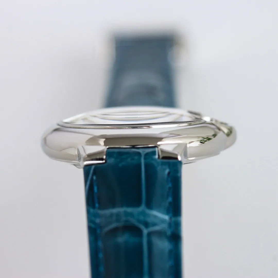 Cartier Ballon Bleu 33mm Blue Leather Replica Watch – High-Quality Fake Cartier Timepiece DailyWear 2744