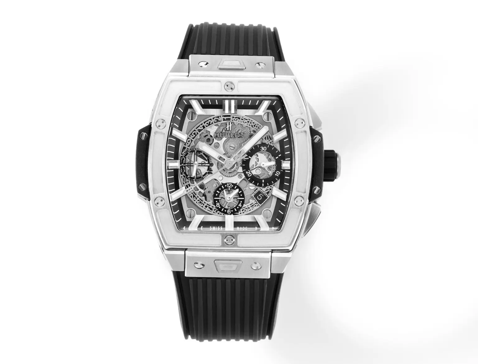 TW Factory Hublot Spirit of Big Bang King Gold Chronograph Watch – Black Rubber Strap, Limited Edition Super Clone QuickDry 7640
