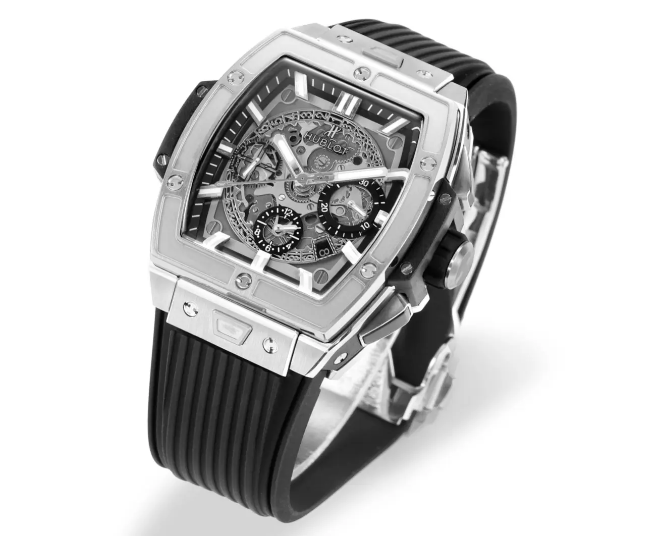 Trendsetting GS Factory Hublot Spirit of Big Bang King Gold Chronograph Watch – Black Rubber Strap, Limited Edition Super Clone 5840