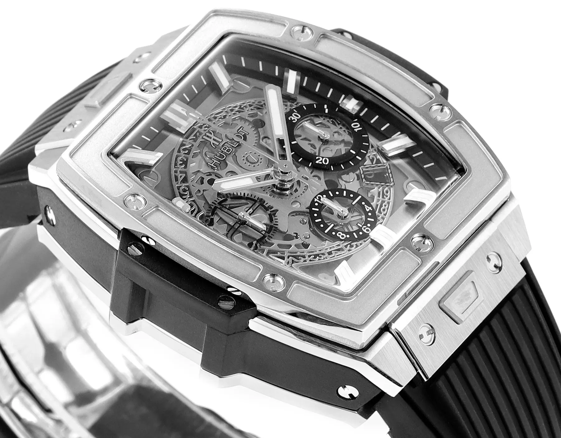 Trendsetting GS Factory Hublot Spirit of Big Bang King Gold Chronograph Watch – Black Rubber Strap, Limited Edition Super Clone 5840