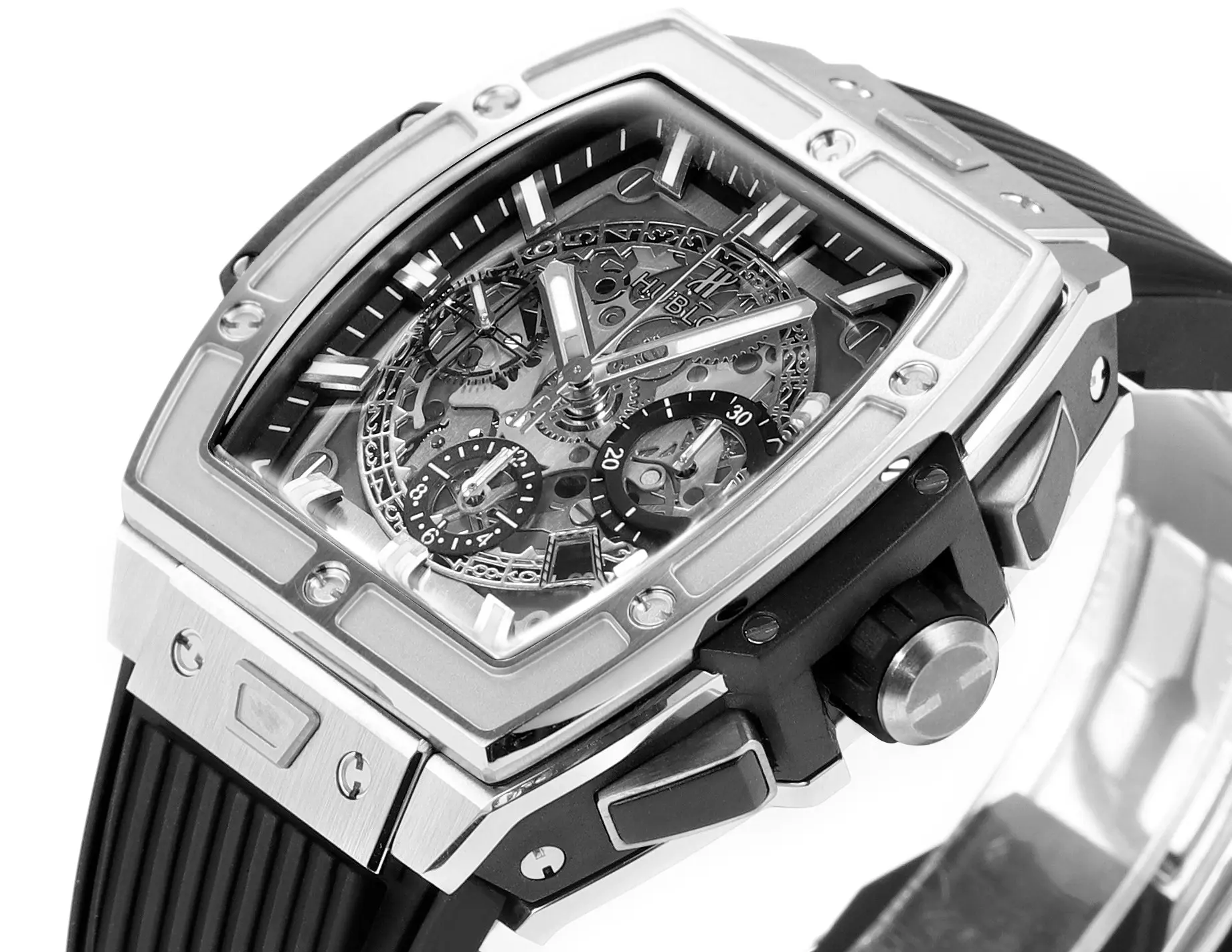 Trendsetting GS Factory Hublot Spirit of Big Bang King Gold Chronograph Watch – Black Rubber Strap, Limited Edition Super Clone 5840