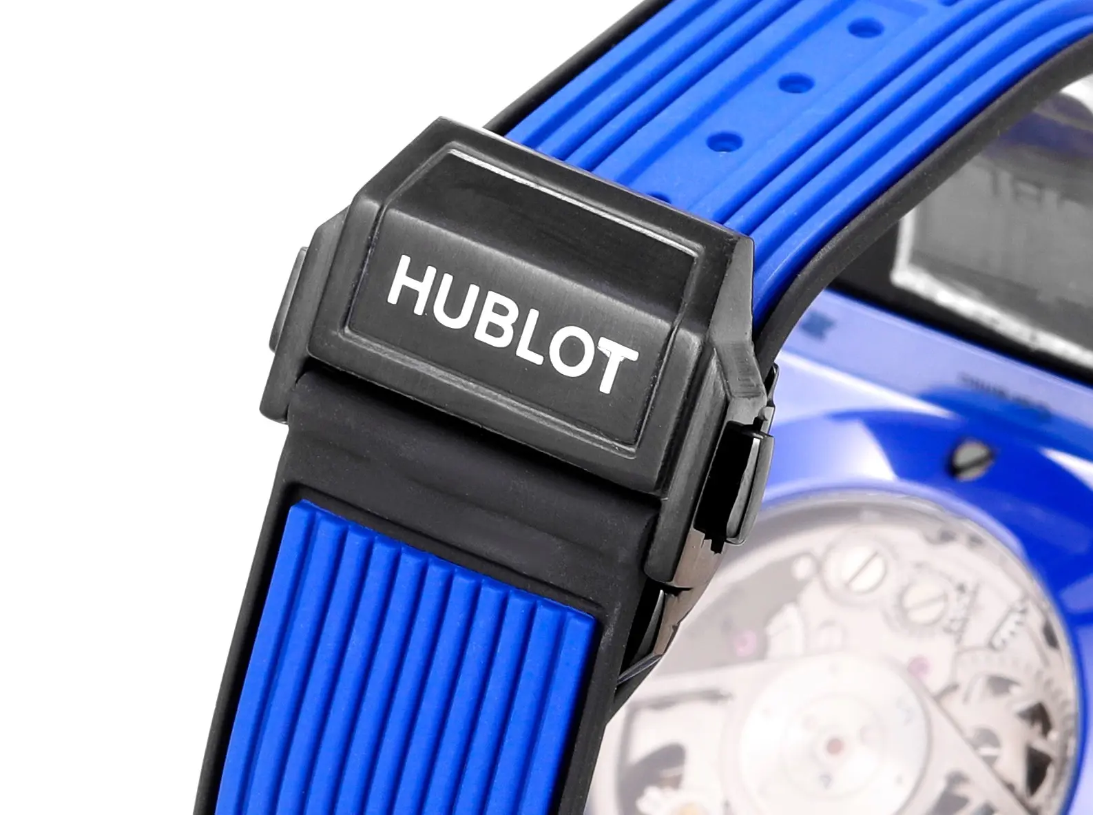 OdorResistant WWF Factory Hublot Big Bang Unico Blue Ceramic Chronograph Watch – 45mm Rubber Strap, Super Clone Edition 8207