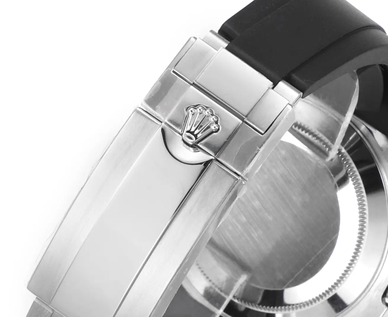 Unisex VS Factory Rolex Yacht-Master 42mm – Black Dial, Stainless Steel Case, Black Rubber Strap by VSF Watches Official Store 4322