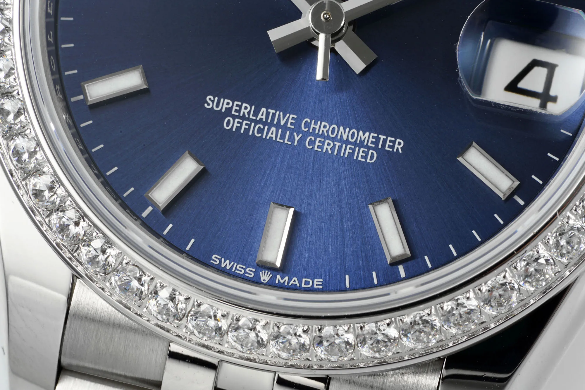 AR Factory Rolex Datejust 31mm Blue Dial Diamond-Set Bezel Stainless Steel Jubilee Bracelet Women’s Luxury Watch ComfortFit 4966