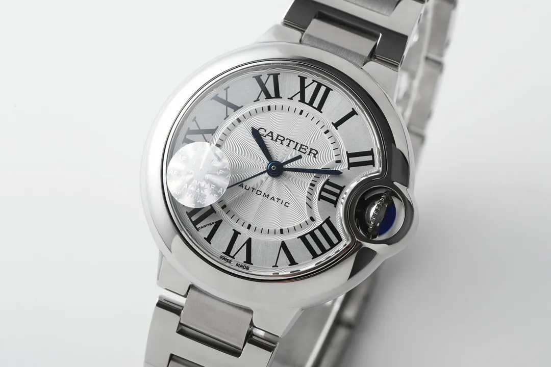 Lightweight Cartier Ballon Bleu 33mm Silver Replica Watch –  Fake Cartier Design 2726