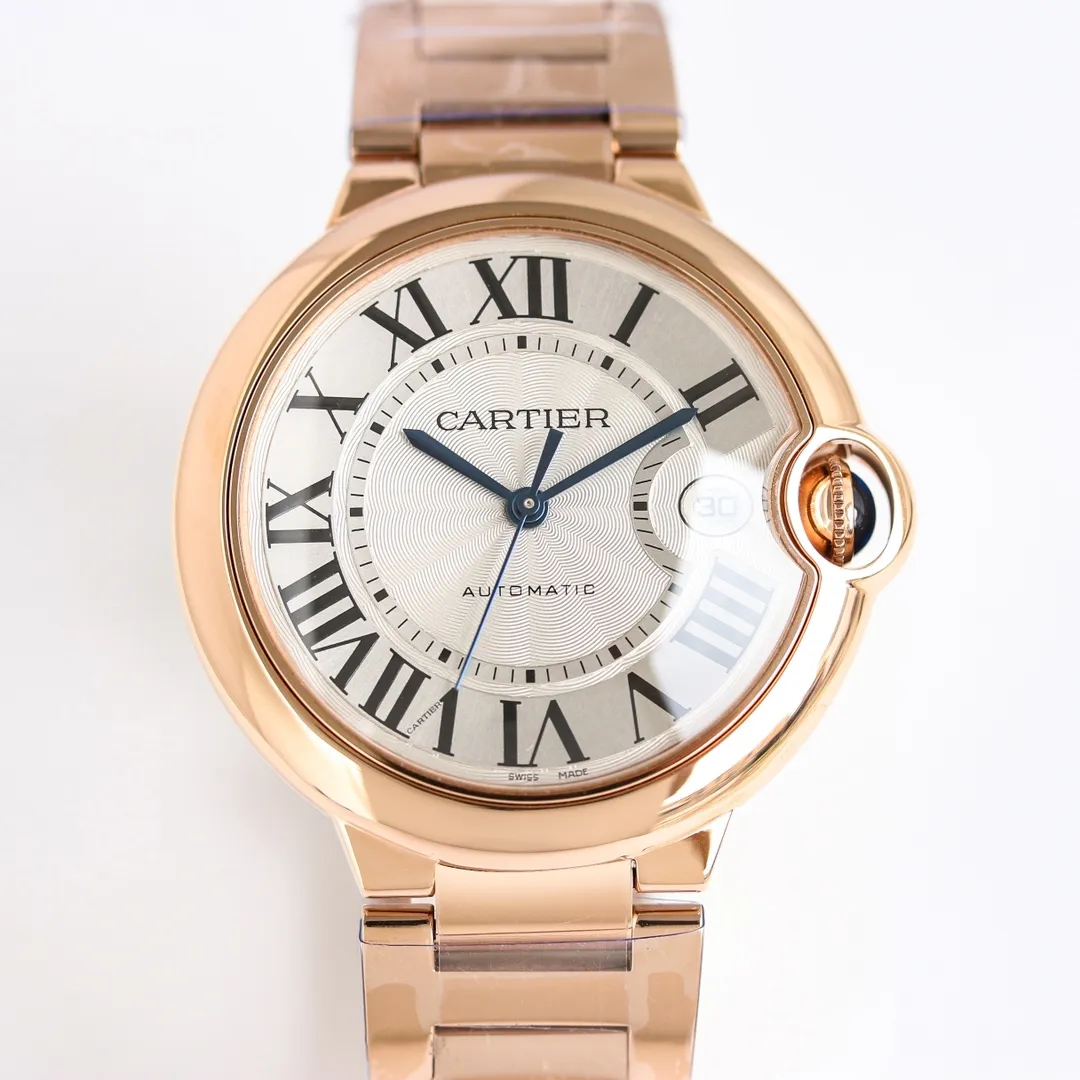 Efficient Cartier Ballon Bleu 40 Rose Gold Automatic Replica Watch 2684