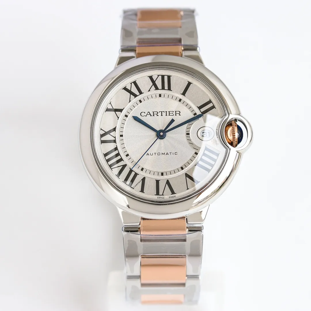 Colorful Cartier Ballon Bleu 40mm Two Tone Automatic Replica Watch 2730