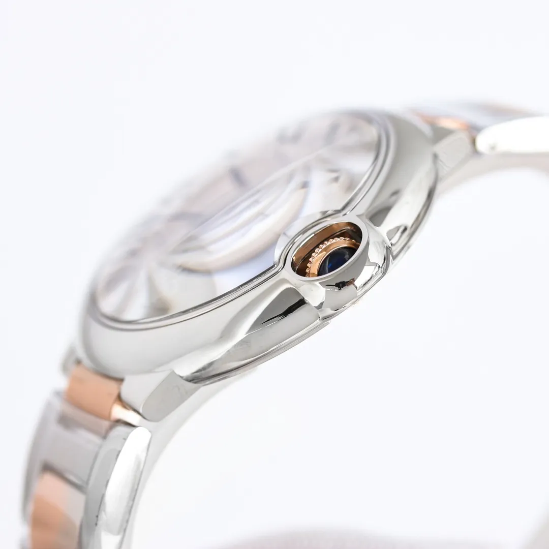 Colorful Cartier Ballon Bleu 40mm Two Tone Automatic Replica Watch 2730