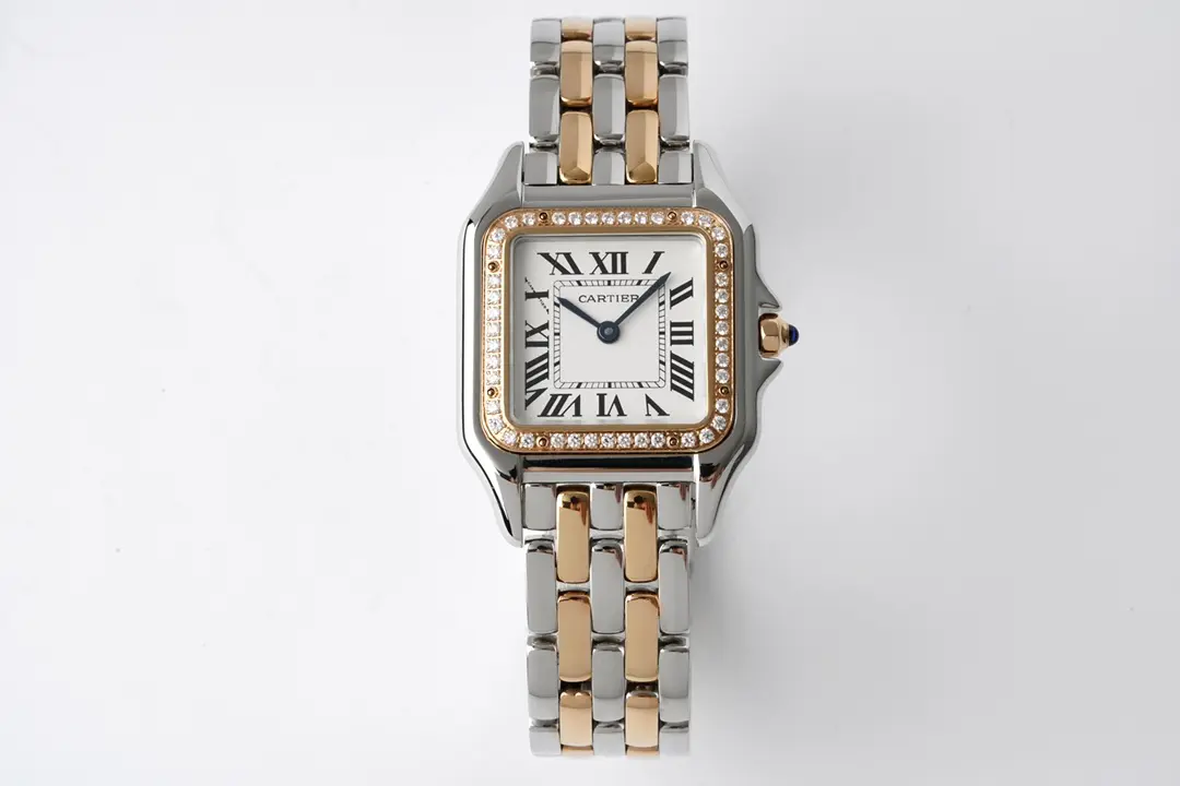 3K Factory Cartier Panthere de Cartier Watch Silver Two Tone Small 22MM- Best Replica Watch HighQuality 2824