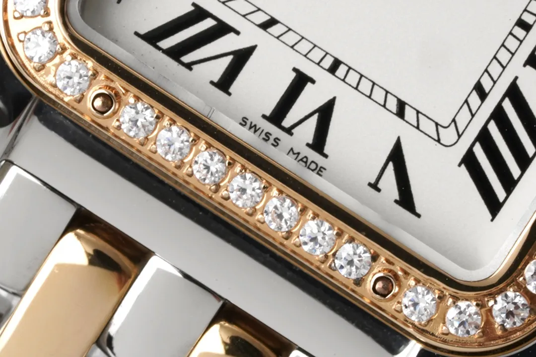 3K Factory Cartier Panthere de Cartier Watch Silver Two Tone Small 22MM- Best Replica Watch HighQuality 2824