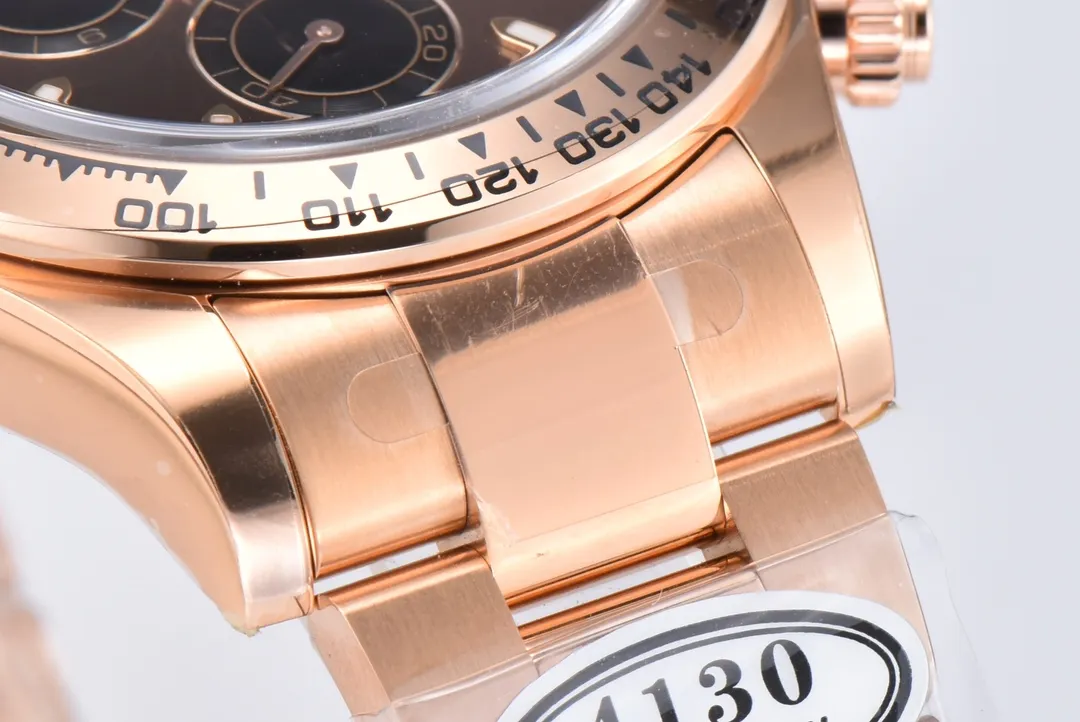Versatile Rolex Daytona Clean Factory 116505 Rose Gold Daytona – Brown Dial, Three-Piece Strap Chronograph 53