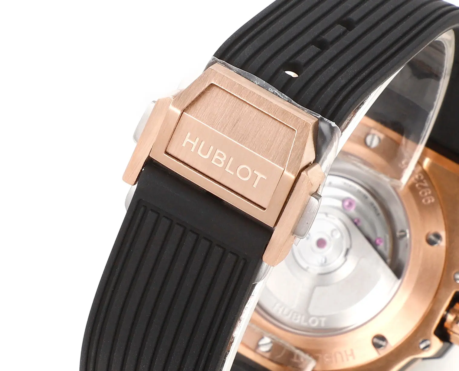JJ Factory HUBLOT Big Bang One-Click Rose Gold and Black Diamond-Set Automatic Watch – 39mm – Super Clone Edition EasyCare 6331