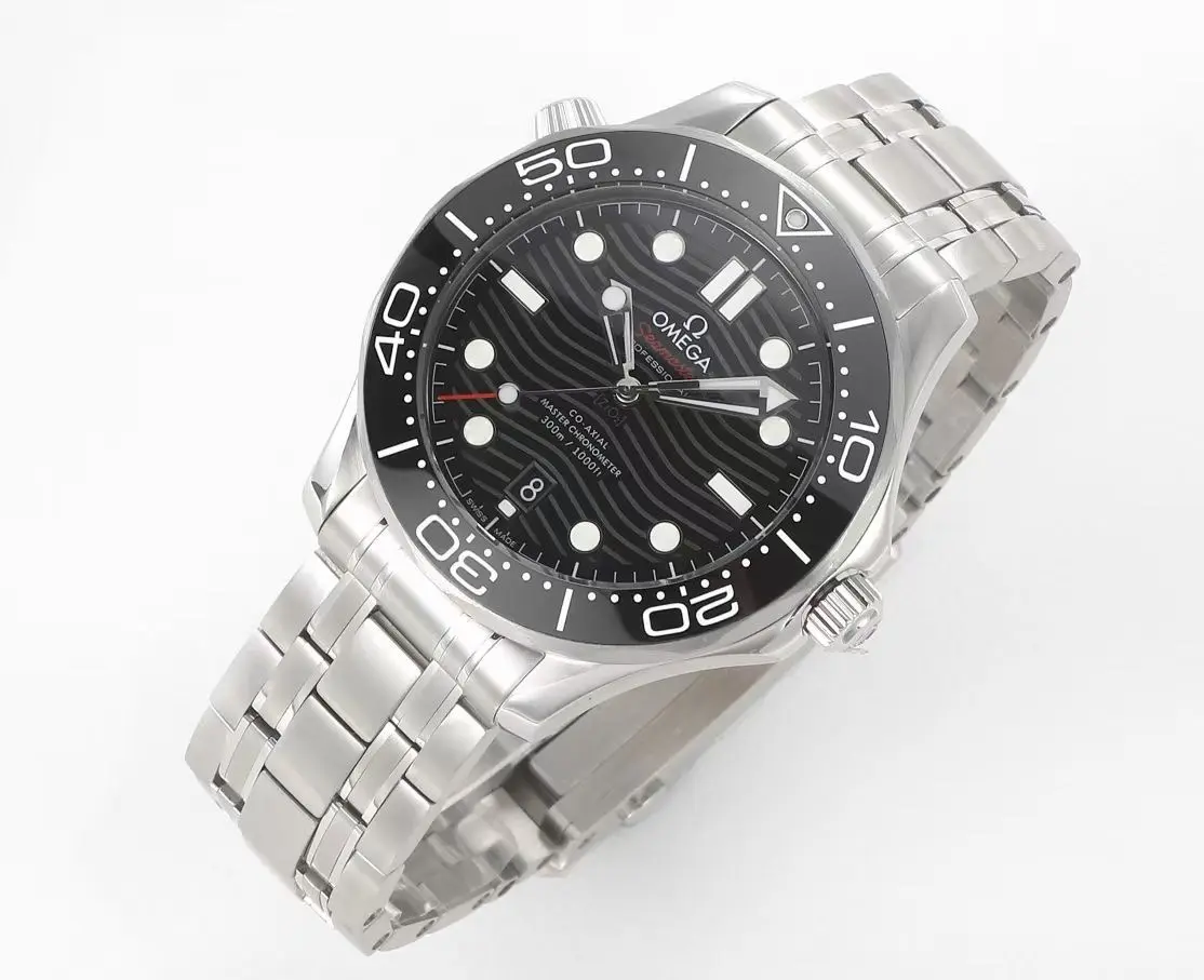 Tailored VS Factory OMEGA Seamaster Planet Ocean 600m Co-Axial Master Chronometer 42mm Black Ceramic Bezel Stainless Steel VSF Watches 4375