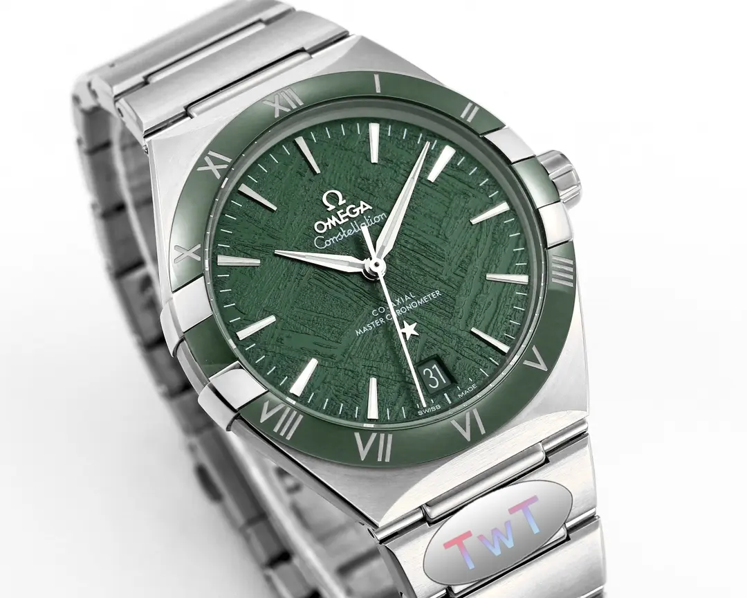 Durable OMEGA Constellation 41mm Green Ceramic Watch –  VSF Watch Replica by VSF Watches 450