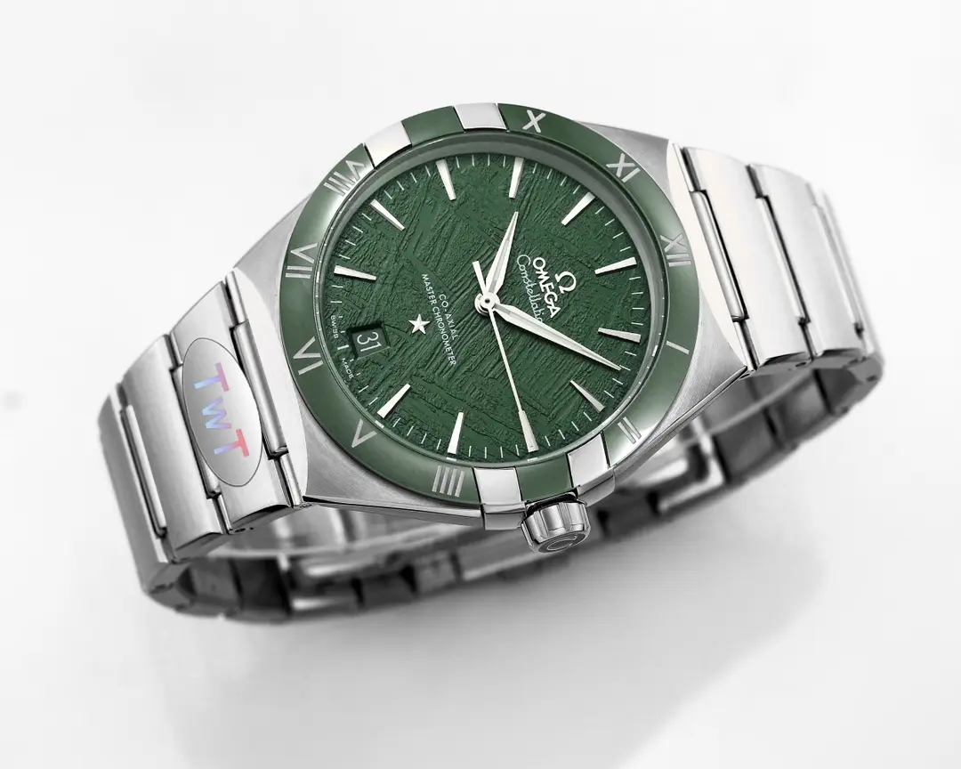 Durable OMEGA Constellation 41mm Green Ceramic Watch –  VSF Watch Replica by VSF Watches 450