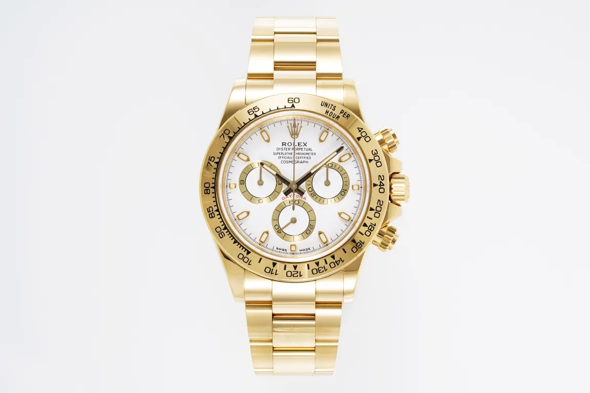 Unisex BT Factory Rolex Daytona 4130 Gold Full Gold Chronograph Watch – Swiss A-Grade VSF Watches Quality 4810