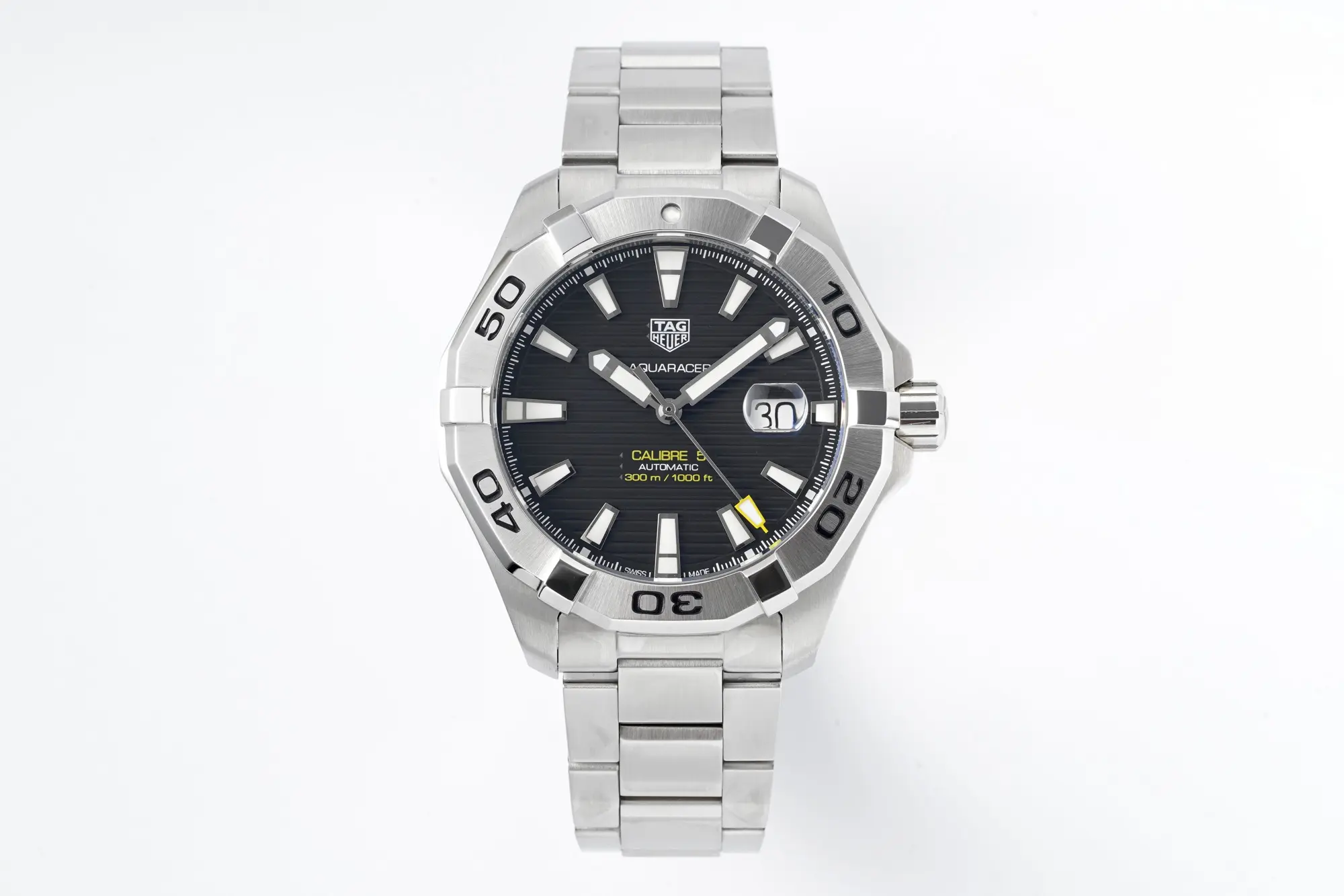 EasyCare XF Factory TAG Heuer Super Autavia Series Watch – Silver Stainless Steel, Black Dial, Formal &  Style, 100m Waterproof, SW200 Movement, Premium Replica Edition 8220