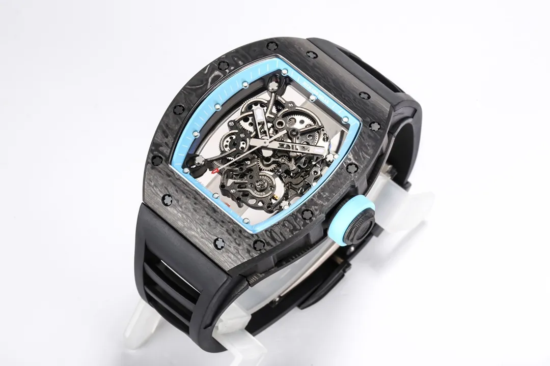 EUR Factory Richard Mille RM055 NTPT Carbon Black Super Clone Luxury Watch TechFriendly 5585