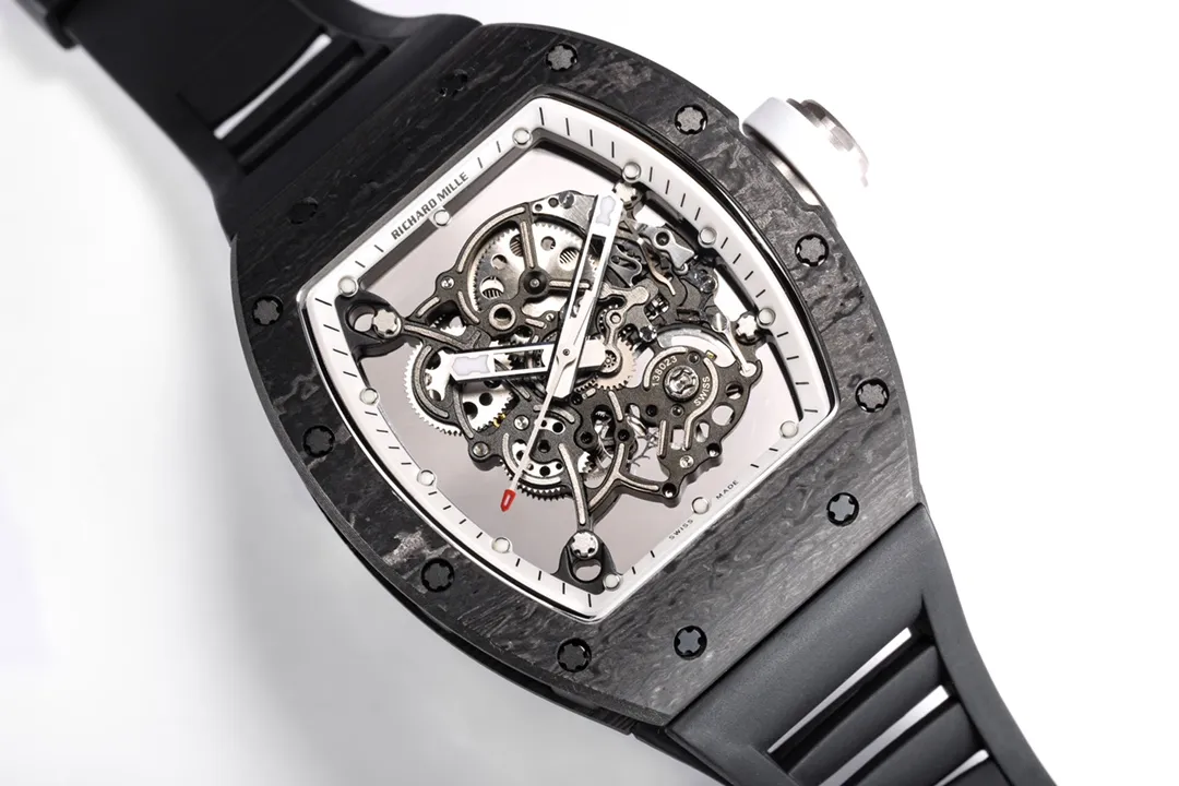 EUR Factory Richard Mille RM055 NTPT Carbon Black Super Clone Luxury Watch TechFriendly 5585