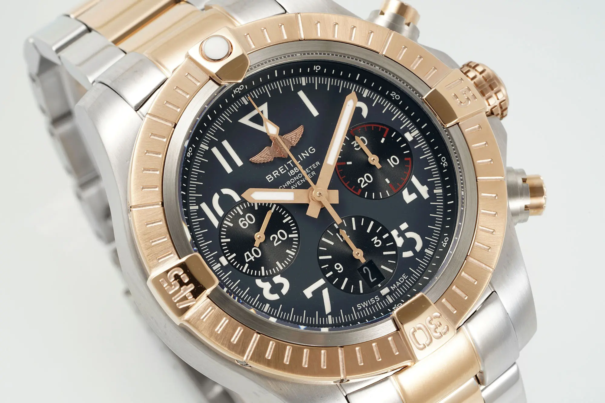 JF Factory Breitling Avenger B01 Chronograph Blue Dial –  Super Clone Watch Lightweight 2365