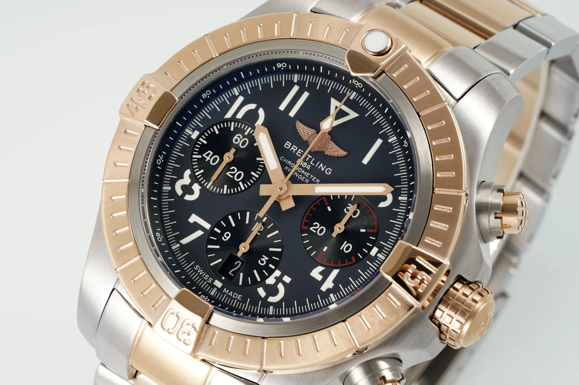 JF Factory Breitling Avenger B01 Chronograph Blue Dial –  Super Clone Watch Lightweight 2365