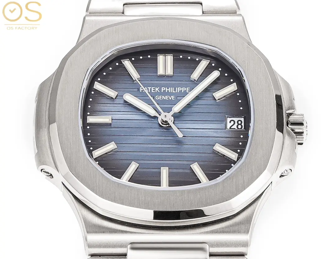 PPF Factory Patek Philippe Nautilus 5711 Steel Blue Dial Super Clone Replica Watch Bright 7095