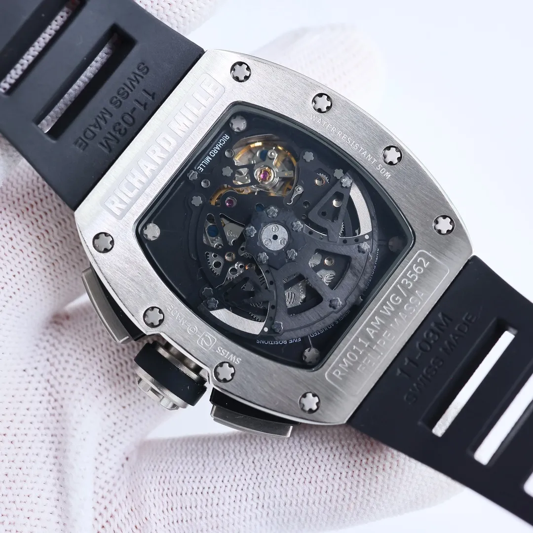 FashionForward ZF Factory Richard Mille RM011-FM Titanium Chronograph Black – Super Clone Watches 3654