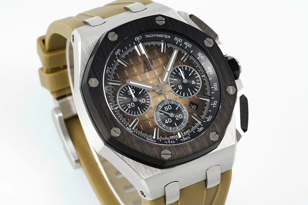 V9 Factory Audemars Piguet Royal Oak Offshore 26420 Desert Yellow Super Clone Watch Effortless 8071