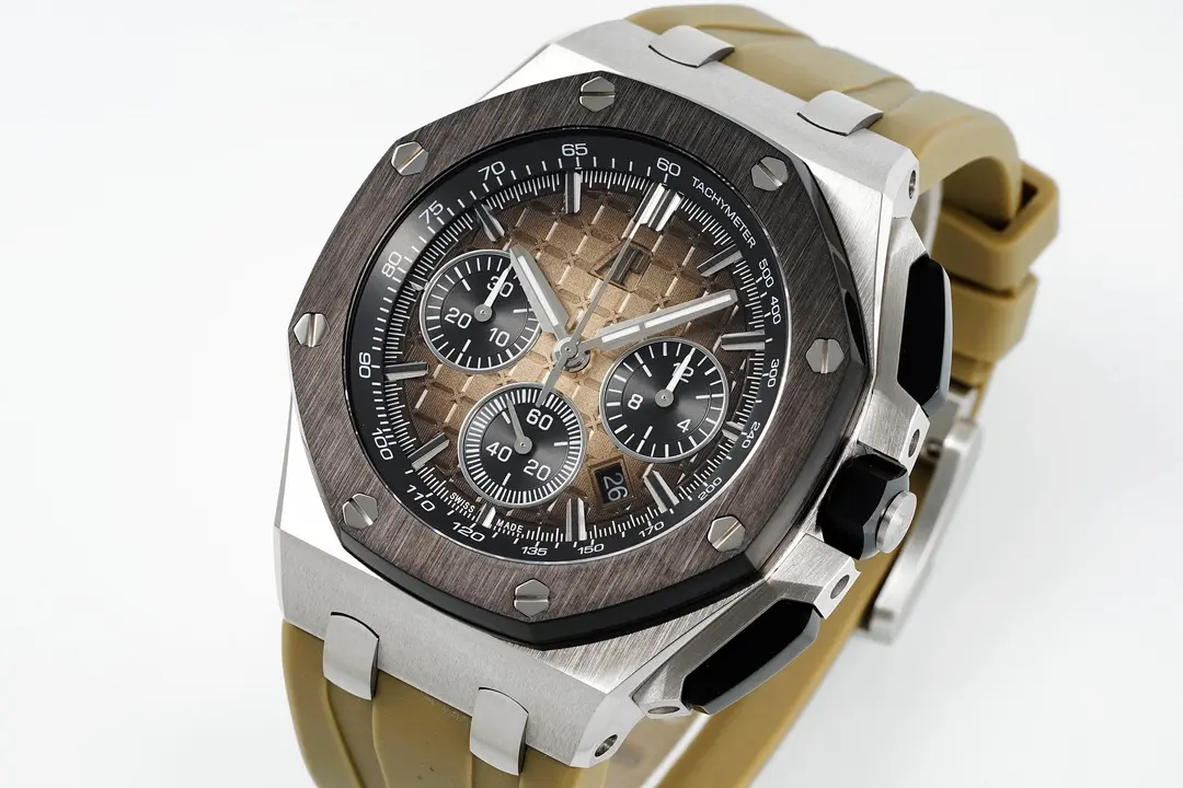 V9 Factory Audemars Piguet Royal Oak Offshore 26420 Desert Yellow Super Clone Watch Effortless 8071
