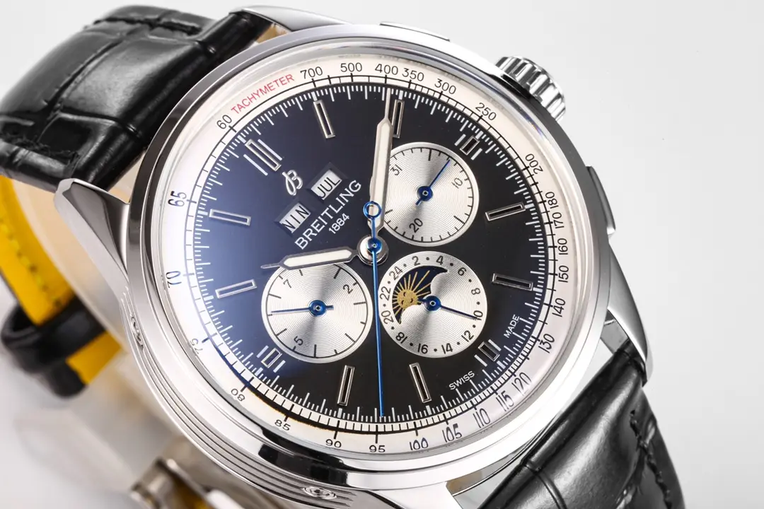 ZF Factory Breitling Premier B01 Chronograph Blue Dial Leather – Super Clone Watches Packable 2518
