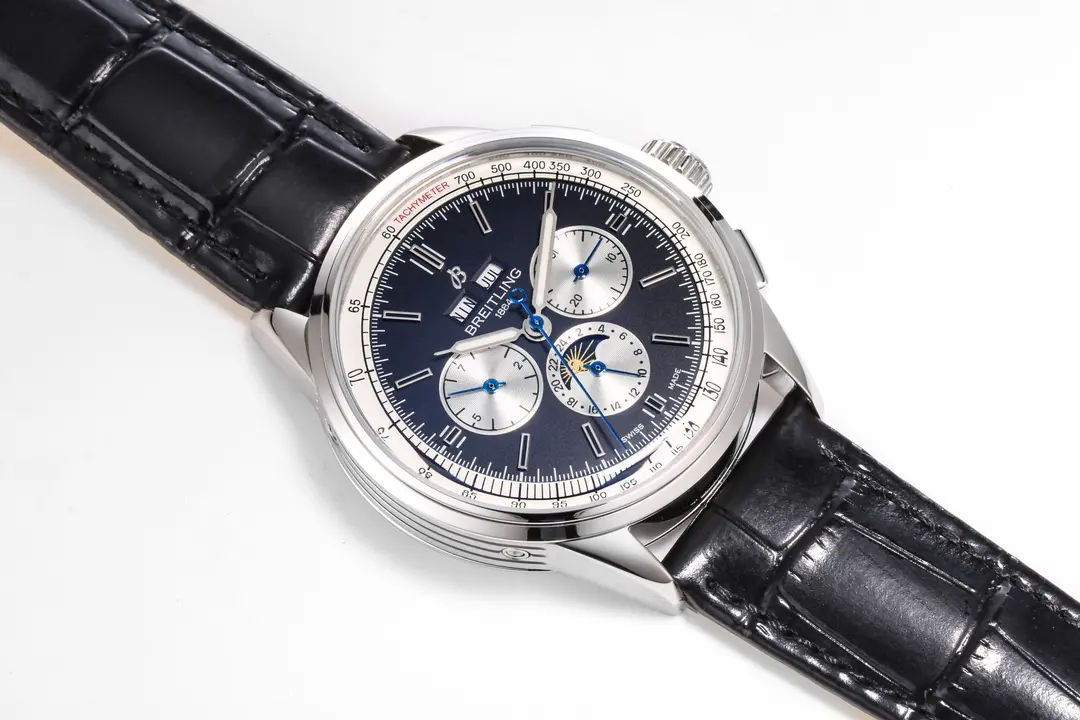 ZF Factory Breitling Premier B01 Chronograph Blue Dial Leather – Super Clone Watches Packable 2518
