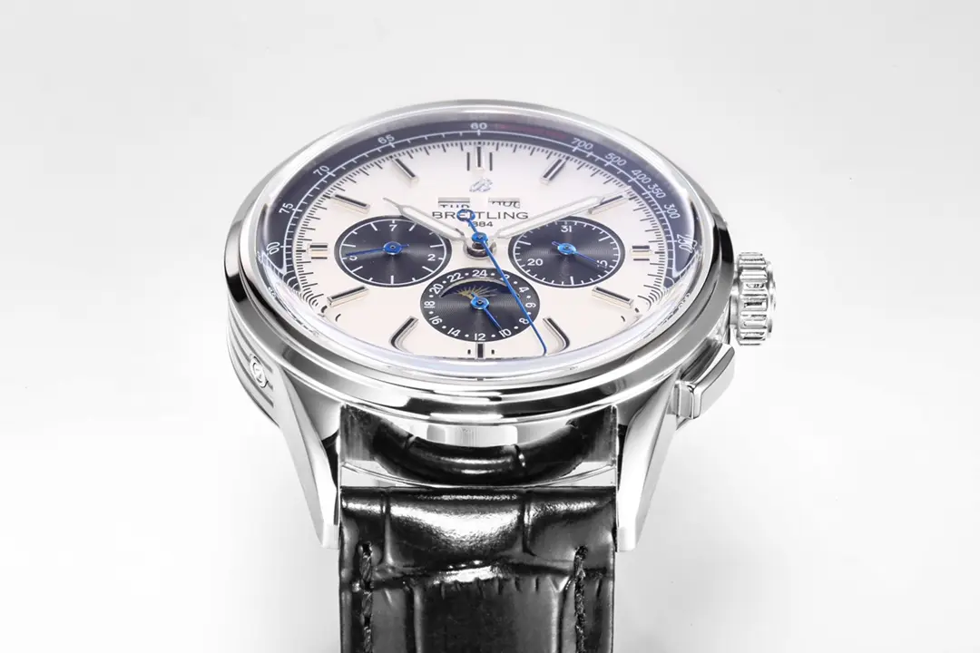 GoodFit ZF Factory Breitling Premier B25 Chronograph Blue Dial Leather – Super Clone Watches 2642