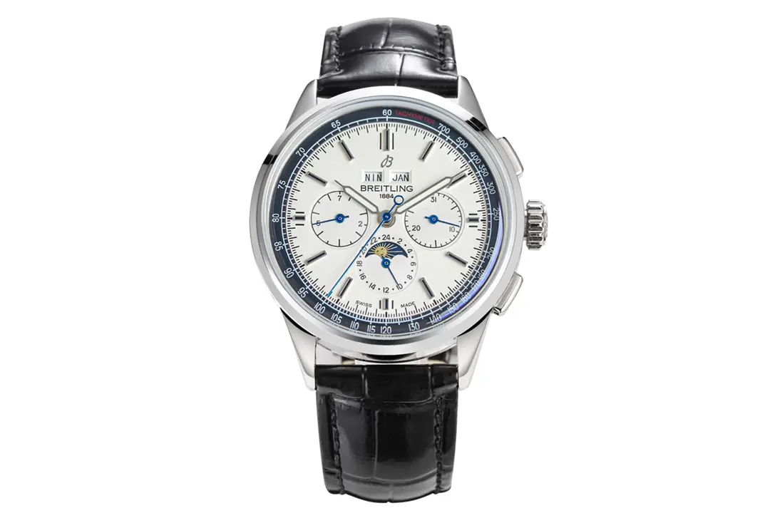 GF Factory Breitling Premier B25 White Dial Black Leather – Super Clone Luxury Watch Fashionable 5645