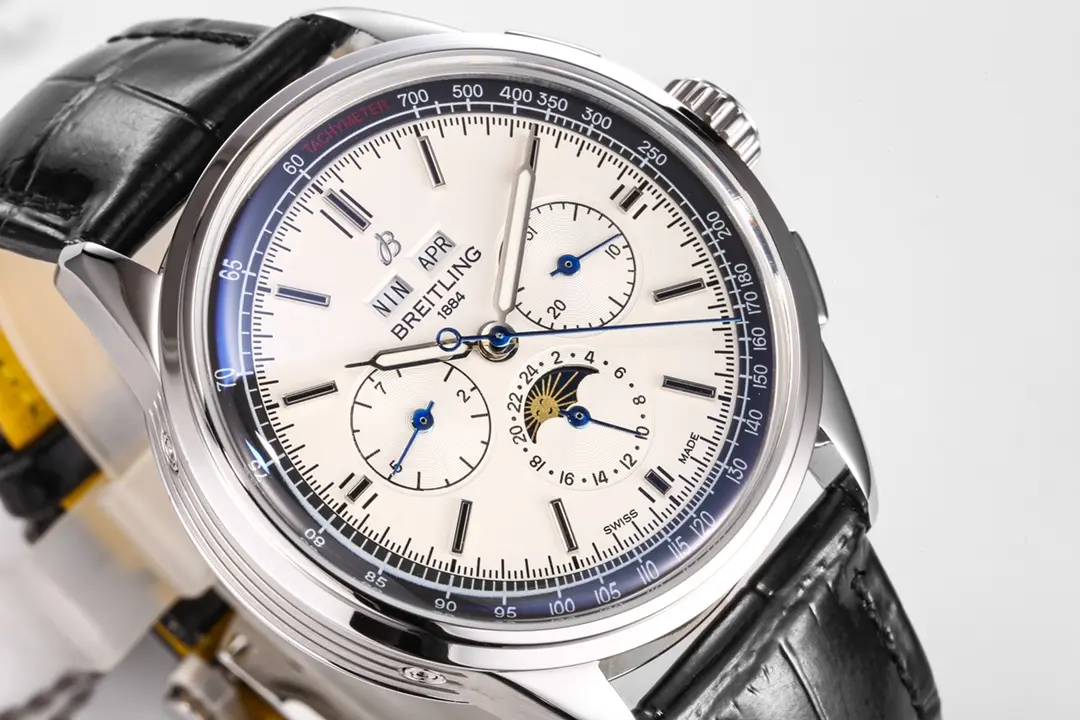 KOR Factory Breitling Premier B25 White Dial Black Leather – Super Clone Luxury Watch FashionForward 6490