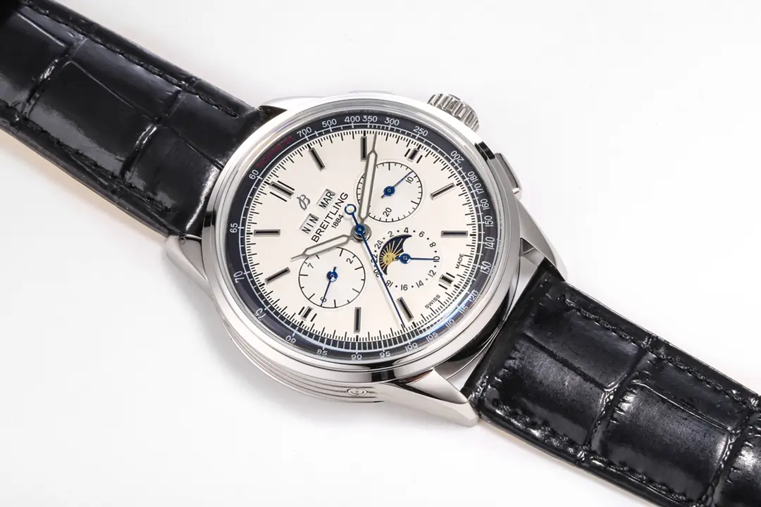 KOR Factory Breitling Premier B25 White Dial Black Leather – Super Clone Luxury Watch FashionForward 6490