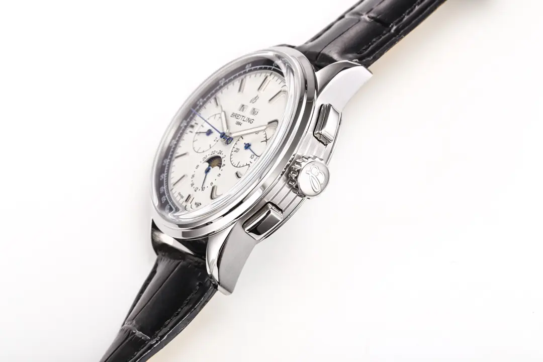 KOR Factory Breitling Premier B25 White Dial Black Leather – Super Clone Luxury Watch FashionForward 6490