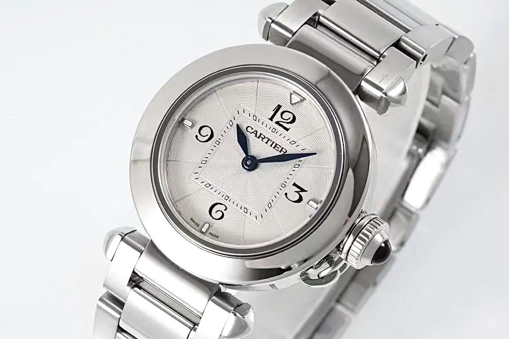 Contemporary 3K Factory Cartier Pasha de Cartier Watch Silver Stainless Steel – Top Replica Watch 5199