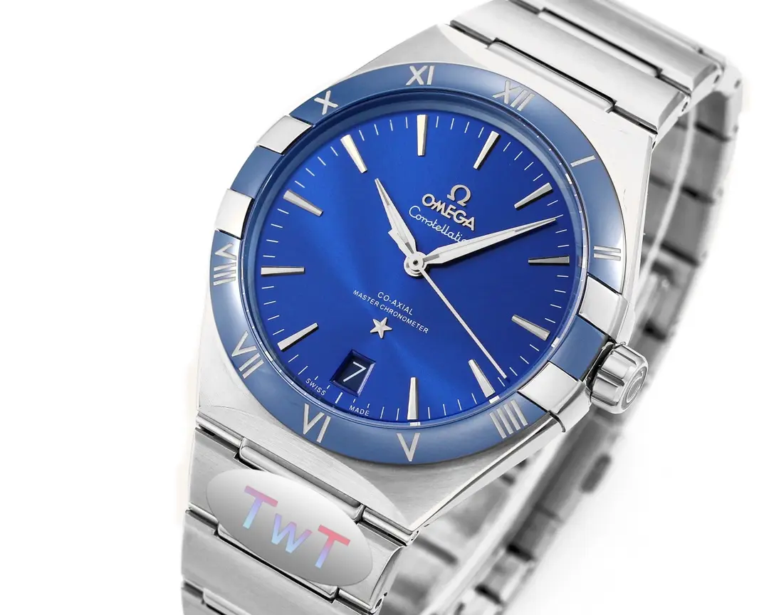 Contemporary ZF Factory OMEGA Constellation 41mm Blue Dial Steel –  VSF Watches Collection 8666