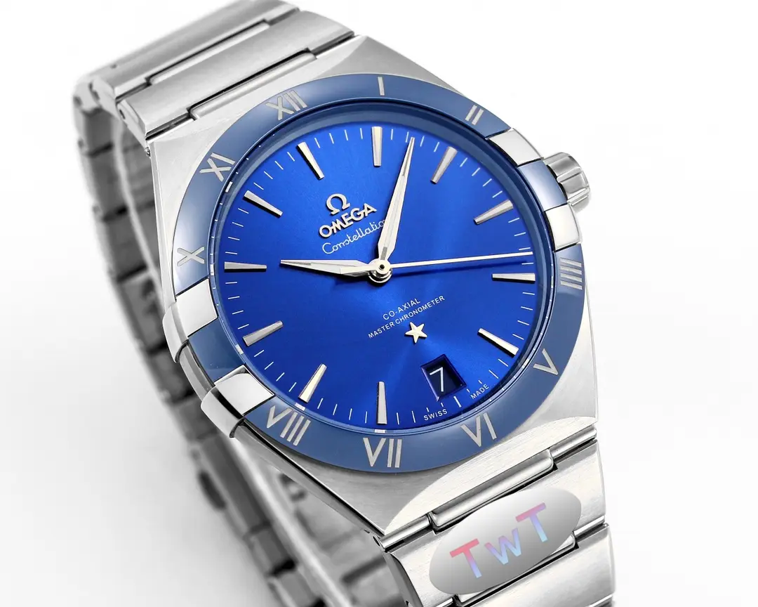 Contemporary ZF Factory OMEGA Constellation 41mm Blue Dial Steel –  VSF Watches Collection 8666