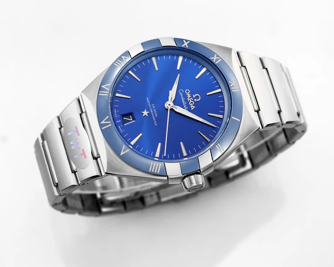 Contemporary ZF Factory OMEGA Constellation 41mm Blue Dial Steel –  VSF Watches Collection 8666