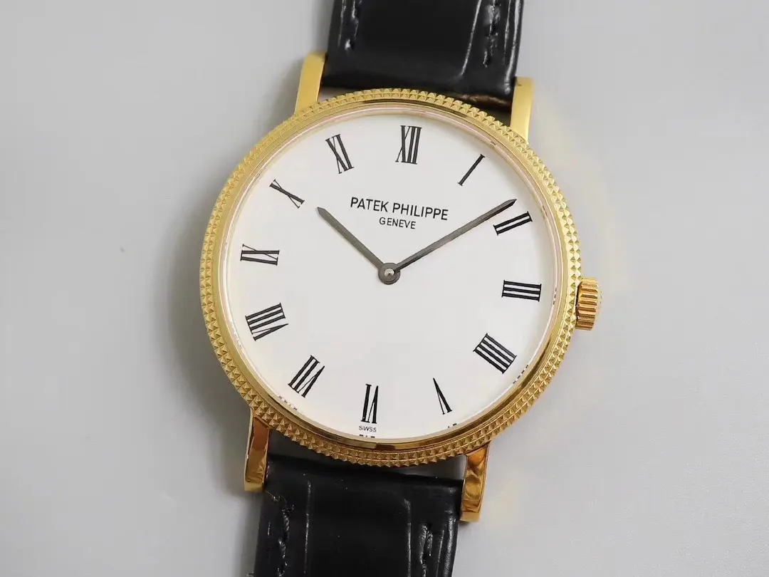 GR Factory Patek Philippe Calatrava 5120G White Dial Gold Super Clone Replica Watch Versatile 5727